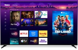 Não ajuste seu aparelho: a tela inicial do Roku está passando pela maior reforma em mais de uma década cinema em Roku City com Start Roku City Screensaver escrito nele