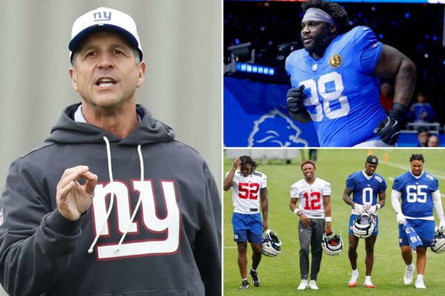 Não demorou muito para John Harbaugh deixar sua marca no elenco dos Giants
