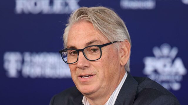 Não há planos para a PGA fora dos EUA ou para a data de maio
