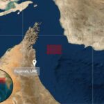 Um navio ancorado na costa leste dos Emirados Árabes Unidos foi apreendido e segue em direção às águas territoriais iranianas