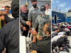 Netanyahu repreende ministro linha-dura por divulgar vídeos provocando ativistas da flotilha detidos Cenas chocantes das imagens divulgadas pelo Ministro da Segurança Nacional de Israel, Itamar Ben-Gvir.