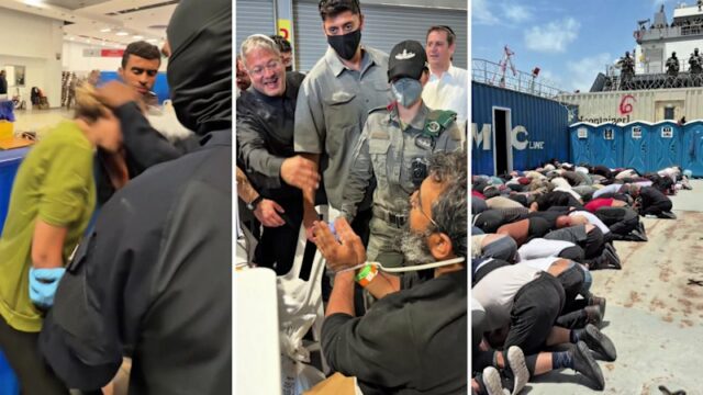 Netanyahu repreende ministro linha-dura por divulgar vídeos provocando ativistas da Cenas chocantes das imagens divulgadas pelo Ministro da Segurança Nacional de Israel, Itamar Ben-Gvir.