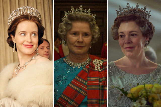 Rainha Elizabeth II em 'The Crown' da Netflix