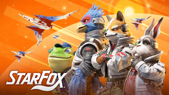 Uma captura de tela de uma missão em ‘Star Fox’.