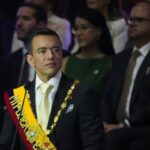 Noboa, do Equador, promete extraditar criminosos em discurso sobre o Estado da União