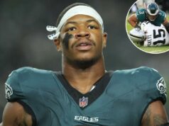 Nolan Smith, dos Eagles, é preso por excesso de velocidade após supostamente atingir 135 mph O linebacker dos Eagles, Nolan Smith Jr., que jogou pelos Bulldogs de 2019 a 2022, foi preso na sexta-feira e acusado de excesso de velocidade e direção imprudente na Geórgia.