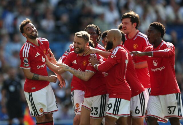 Nove maiores vencedores e um perdedor na vitória do Manchester Nove maiores vencedores e um perdedor na vitória do Manchester United sobre o Brighton por 3-0