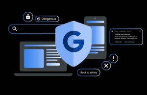 O Android começará a encerrar chamadas automaticamente para protegê-lo de golpes Um usuário circulando um texto suspeito em um smartphone para ativar um aviso de fraude de IA do Google.