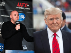 O CEO do UFC, Dana White, pressiona Trump novamente sobre os polêmicos limites federais de impostos sobre jogos de azar Dana White e Donald Trump retratados ao lado da marca do UFC em meio ao debate sobre os limites de dedução de impostos sobre jogos de azar no One Big Beautiful Bill Act.