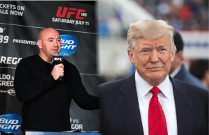 O CEO do UFC, Dana White, pressiona Trump novamente sobre os polêmicos limites federais de impostos sobre jogos de azar Dana White e Donald Trump retratados ao lado da marca do UFC em meio ao debate sobre os limites de dedução de impostos sobre jogos de azar no One Big Beautiful Bill Act.