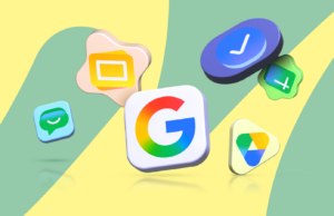 O Google está finalmente corrigindo seu erro de design mais irritante Um smartphone com uma interface de inicialização vertical estilo Windows 95 e um grande cursor pixelado.