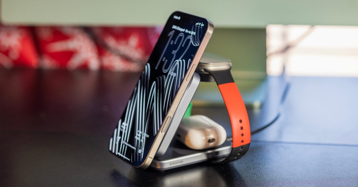 O MagSafe 3 em 1 de 25 W da Anker inclui resfriamento ativo em um design para viagem (prático)