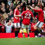 O Man Utd tem um novo capitão surgindo mais cedo do que se esperava, a comemoração de Fernandes provou isso