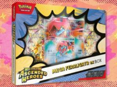 O Pokémon TCG Ascended Heroes Mega Feraligatr ex Box custa menos de US$ 70 na Amazon – aja rápido para economizar mais de US$ 10 O Pokémon TCG Ascended Heroes Mega Feraligatr ex Box custa menos de US$ 70 na Amazon – aja rápido para economizar mais de US$ 10