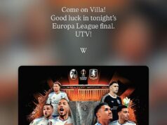 O Príncipe William envia uma mensagem de boa sorte ao Aston Villa enquanto se dirige a Istambul para assistir ao seu querido time jogar na final da Liga Europa William, que torce pelo clube de Birmingham desde os tempos de escola e deve estar na arquibancada para o confronto