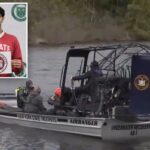 Equipe de recuperação subaquática da polícia do estado de Nova York em um barco.