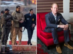 O assassino de Osama bin Laden revela a única missão que ele gostaria de estar O ex-chefe sênior da Marinha dos EUA, Rob O'Neill, camuflado no deserto, segurando um rifle e um capacete.