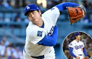 O ataque dos Dodgers respalda a última joia de Shohei Ohtani na vitória sobre os Giants O ataque dos Dodgers respalda a última joia de Shohei Ohtani na vitória sobre os Giants