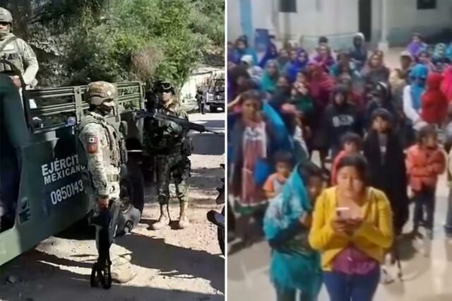 O aumento da violência dos cartéis no centro do México O aumento da violência dos cartéis no centro do México força entre 800 e 1.000 famílias a fugirem de suas casas