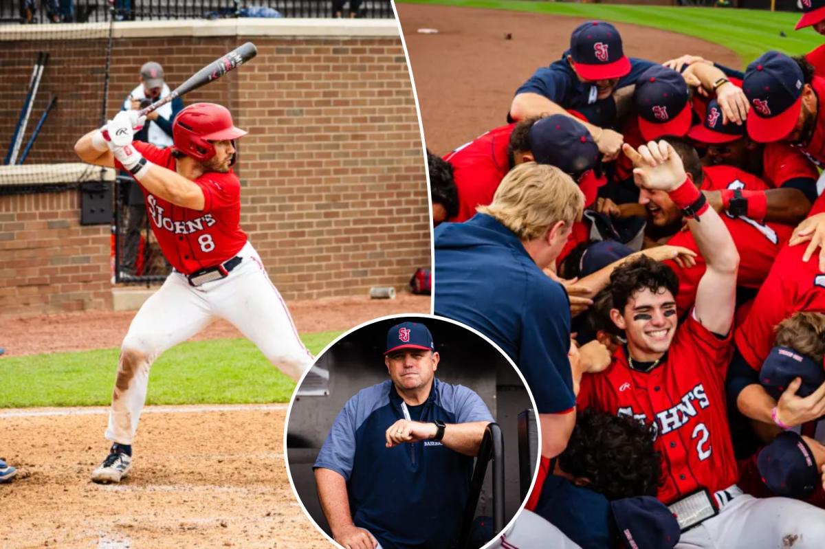O beisebol de St. John’s foi para o torneio da NCAA com a força dos jogadores locais
