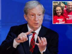 O bilionário Tom Steyer pego em extrema hipocrisia no comício do Primeiro de Maio: ‘traidor de classe’ O bilionário Tom Steyer pego em extrema hipocrisia no comício do Primeiro de Maio: 'traidor de classe'