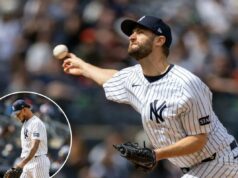 O bullpen dos Yankees apresenta desempenhos desiguais, com papéis ainda em disputa O arremessador do New York Yankees, Jake Bird (59), lança um arremesso contra o Baltimore Orioles.