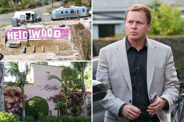 O candidato a prefeito de Los Angeles, Spencer Pratt, está morando em um hotel em Bel-Air, não em um trailer
