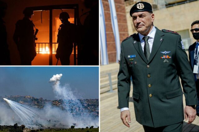 O chefe das FDI diz que os militares estão no 'nível mais alto de alerta' e que as operações continuarão 'enquanto necessário'
