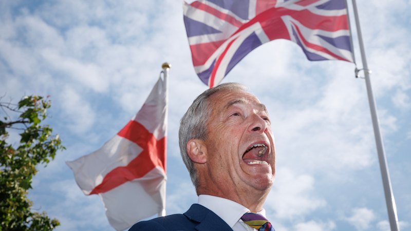 O líder reformista do Reino Unido, Nigel Farage, surge como uma séria ameaça para a Austrália.