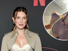 O colar de Millie Bobby Brown tem fãs convencidos de que ela revelou o nome de seu bebê Rumores sobre o nome do bebê de Millie Bobby Brown alimentados por colar