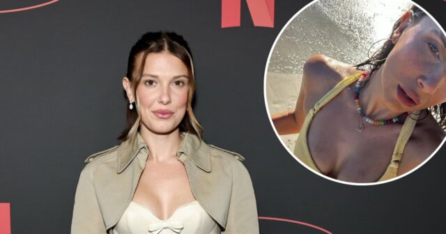 Rumores sobre o nome do bebê de Millie Bobby Brown alimentados por colar