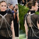 O colar de pérolas e diamantes do Met Gala 2026 de Emily Blunt vale meio milhão de dólares