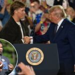 O companheiro de equipe dos Giants não está feliz com Jaxson Dart exaltando Trump: 'Pensei que isso fosse IA'
