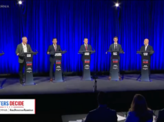 O debate final do governador da Califórnia ignora completamente as questões de Hollywood O debate final do governador da Califórnia ignora completamente as questões de Hollywood