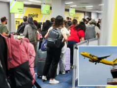 O desligamento da Spirit Airlines provoca um pandemônio no LAX enquanto os passageiros ficam presos: ‘Louco’ O desligamento da Spirit Airlines provoca um pandemônio no LAX enquanto os passageiros ficam presos: 'Louco'