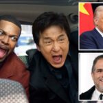 O diretor da 'Hora do Rush', Brett Ratner, junta-se a Trump e aos principais líderes empresariais da América na China