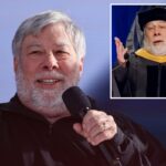 Os formandos aplaudiram quando Wozniak enfatizou a importância de