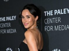 O estilo de vestido preto de Meghan Markle esconde secretamente a barriga por US $ 23 VESTIDOS