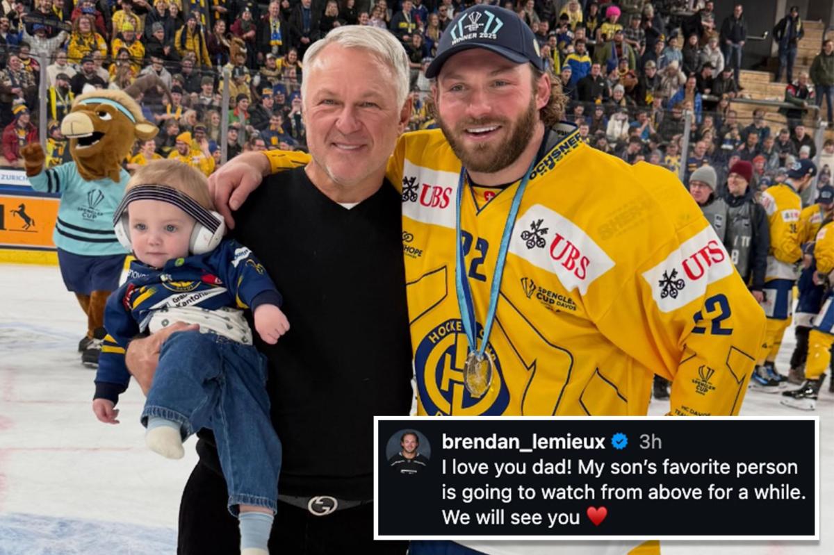 O ex-NHLer Brendan Lemieux se abre após a trágica morte do pai Claude