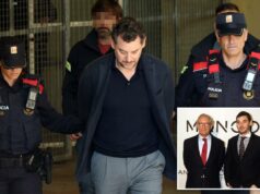 O filho do magnata da manga deixa a gigante da moda dias depois de ser preso pela morte do pai na queda de um penhasco Policiais regionais catalães (Mossos d'Esquadra) acompanham Jonathan Andic quando ele chega a um tribunal em Martorell, perto de Barcelona, após sua prisão em 19 de maio de 2026.