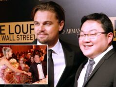 O financista malaio fugitivo Jho Low, suposto mentor do escândalo 1MDB, busca perdão de Trump: relatório Leonardo DiCaprio e Jho Low comparecem