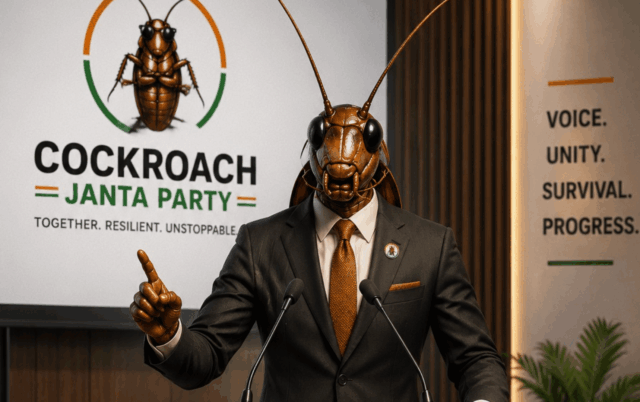 O fundador do Cockroach Janta Party diz que o governo O fundador do Cockroach Janta Party diz que o governo indiano retirou o site do ar