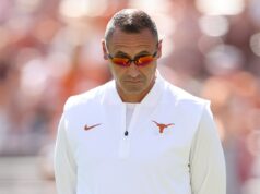 O golpe de Steve Sarkisian na TTU sai pela culatra por meio do desafio de Cody Campbell Head coach Steve Sarkisian of the Texas Longhorns