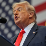 President Donald Trump speaks at a charter school in The Villages, Fla., Friday, May 1, 2026.