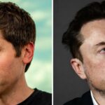 O futurista-chefe da OpenAI, Joshua Achiam, chega ao tribunal em Oakland, Califórnia, para o julgamento Musk v Altman.
