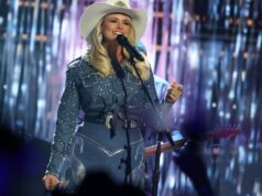 O marido de Miranda Lambert, Brendan McLoughlin, comemora sua 20ª vitória no ACM Brendan McLoughlin Miranda Lambert Lainey Wilson Devlin Hodges ACMs 2026