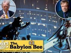 O melhor da Babylon Bee: ‘Eu sou seu pai’, revela Trump ao horrorizado Mark Hamill O melhor da Babylon Bee: 'Eu sou seu pai', revela Trump ao horrorizado Mark Hamill