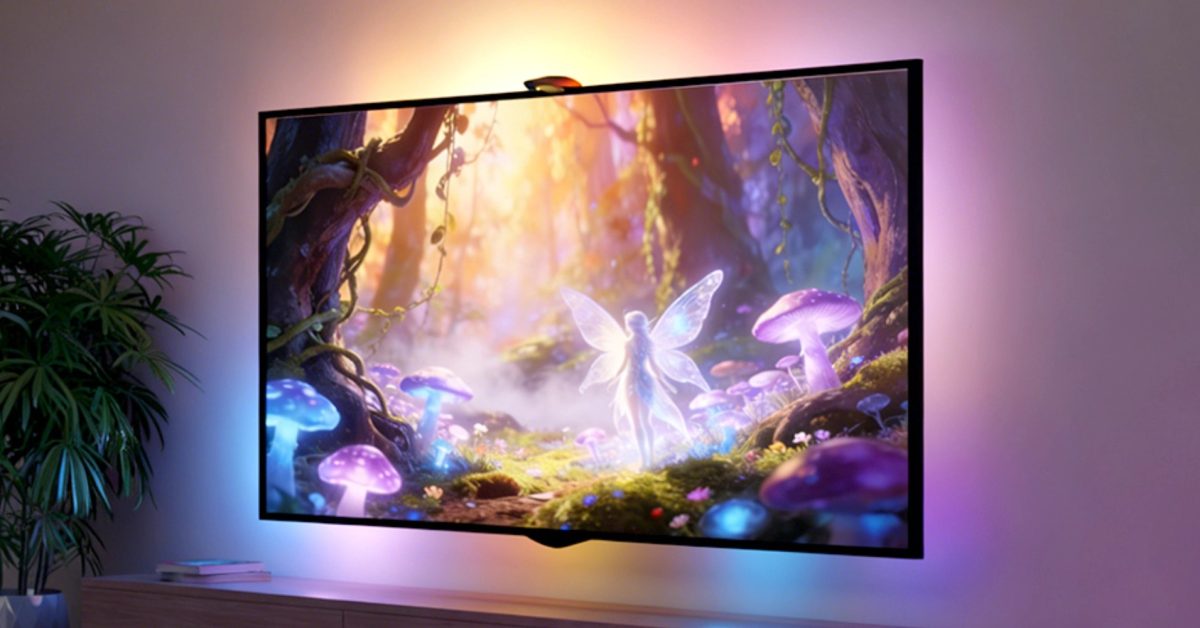O novo kit de luz de fundo da Lepro traz iluminação reativa acessível para a configuração da sua Apple TV