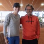 Iga Swiatek com o novo técnico Francisco Roig tênis Rafael ainda