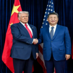 O presidente Trump Bertolak fala da China para Bertemu Xi Jinping